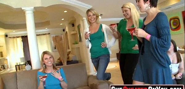  20 Hot rich milfs throw secret cfnm orgy.46